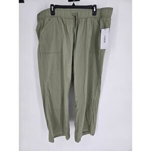 RBX Active Sage Green Activewear Pants Drawstring Waist Women's 2X New NWT